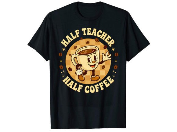 A Designer's Take on the Half Teacher T-Shirt Design