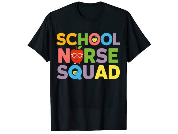 A Designer's Take on the Schol Nurse Squad T-Shirt Design