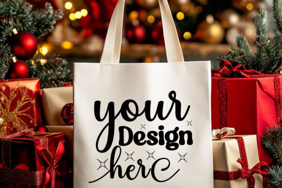 A Designer’s Take on the Christmas Tote Bag Mockup