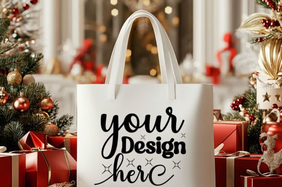 A Real Designer’s Take on Christmas Tote Bag Mockup 89