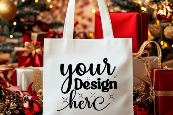Christmas Tote Bag Mockup 7: A Designer's On-Hoop Review