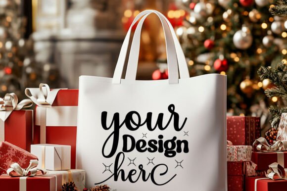 Christmas Tote Bag Mockup 97: A Designer's Review for Real Projects