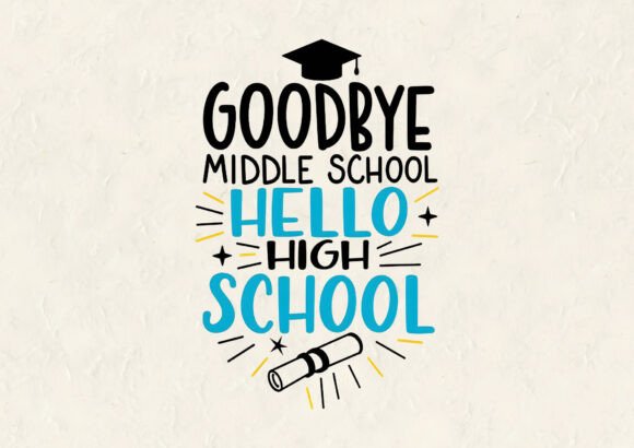 Evaluating the Goodbye Middle School T-Shirt Design for Real Embroidery