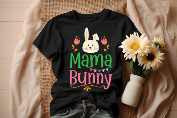 Mama Bunny SVG Design for Real Embroidery Projects