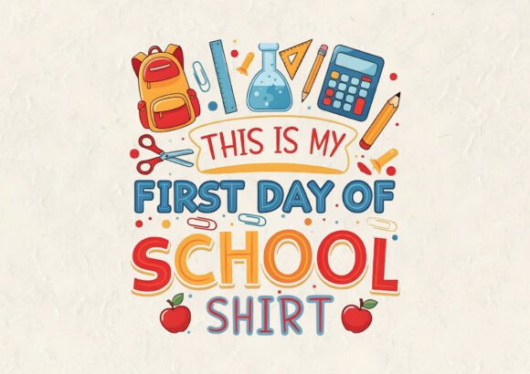 Reviewing This Is My First School T-Shirt Design for Real Embroidery Projects